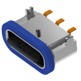 XB-TYPE C 3P wasserdichte Basis an Bord L=6,65mm (mit Stahlblech) (Zinklegierungsschale freigelegt 0,95)